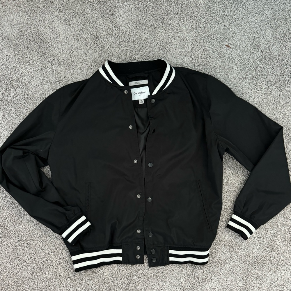 Goodfellow&co men’s black bomber jacket size M TARGET BRAND